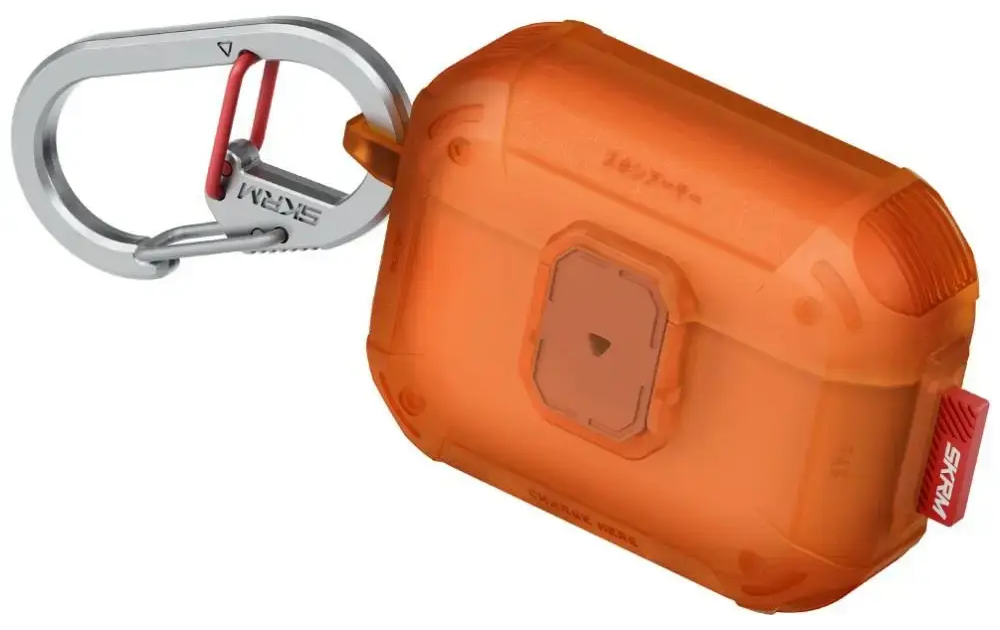 Case Skinarma Mecha LE for AirPods Pro 3 orange