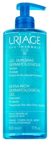 Uriage Xémose toitev puhastusgeel eriti rikkalik dermatoloogiline geel 500 ml