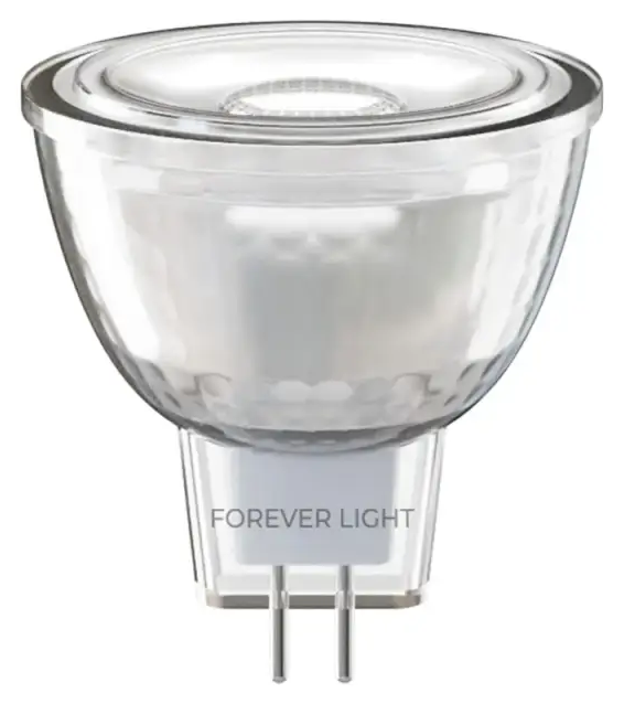 Forever Light LED Bulb G4 MR11 38° 2.2W 195lm 6000K 12V glass class F