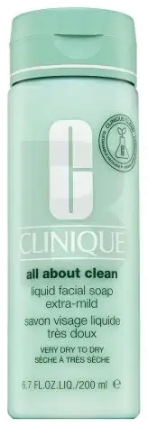 Clinique šķidrās sejas ziepes Extra Mild 200 ml