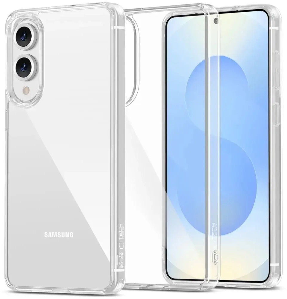 Чехол для телефона Tech-Protect Flexair Hybrid для Samsung Galaxy S25 Edge Clear