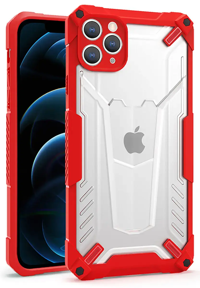 Tel Protect Hybrid telefoni ümbris iPhone 11 Pro punane