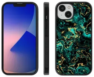 Zappy silicone case for Apple iPhone 15 Pro (marble green)