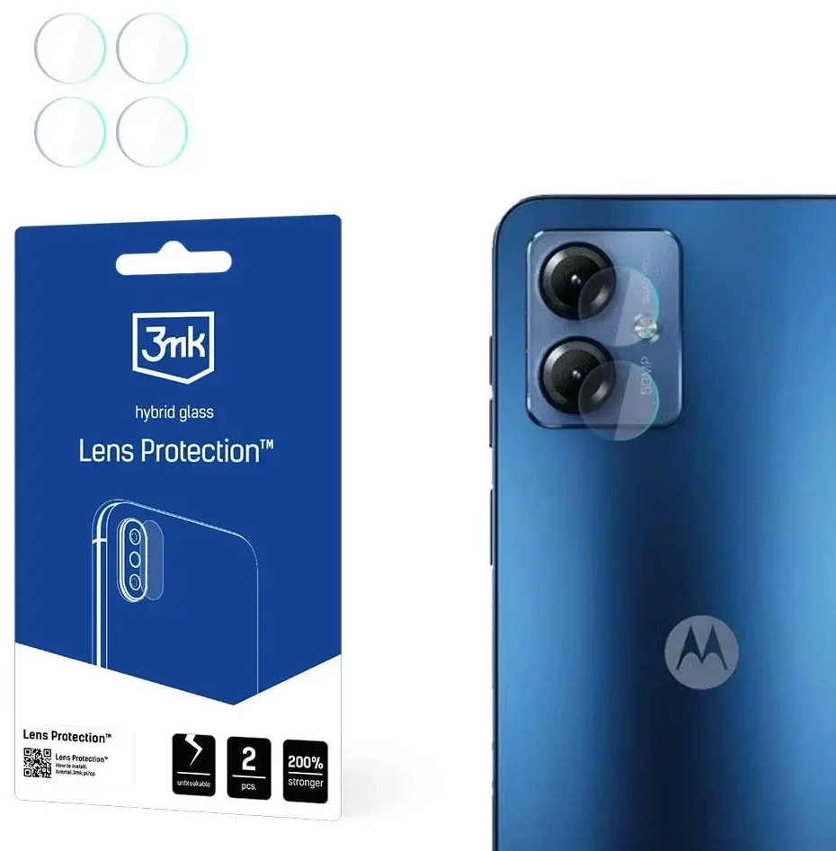 Motorola Moto G14 - 3mk Lens Protectionâ¢
