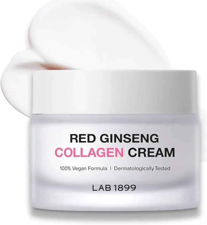 Lab 1899, Red Ginseng, Collagen, Improves skin elasticity, Cream, For Face, 50 ml