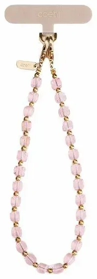 UNIQ Coehl Candy Gem Handstrap            uniwersalny sznurek do telefonu na rękę różowy|pink candy