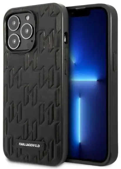Karl Lagerfeld KLHCP13XMNMP1K iPhone 13 Pro Max 6,7" hardcase czarny|black Monogram Plaque