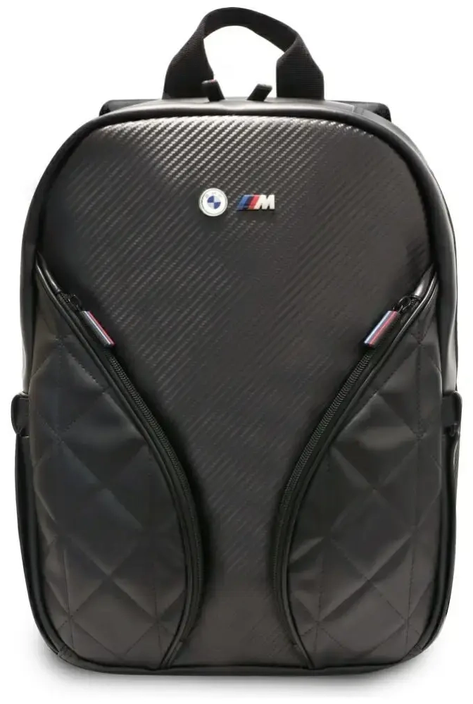 Backpack BMW Carbon Pockets & Metal Logo 16" black