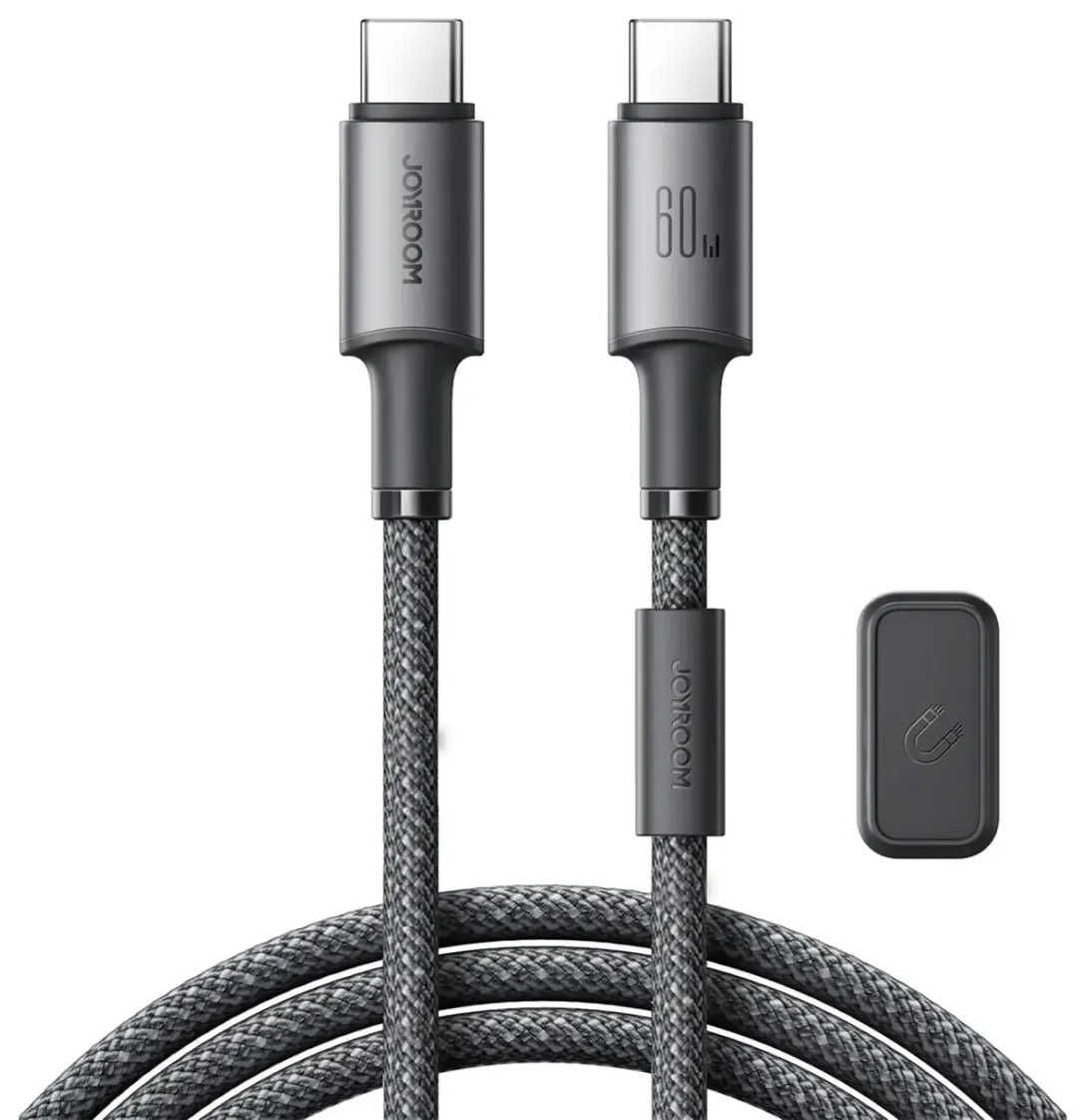 Joyroom S-A50 Unlimited Series провод для передачи данных и зарядки | USB-C на USB-C | 60W | 1.2m | серый