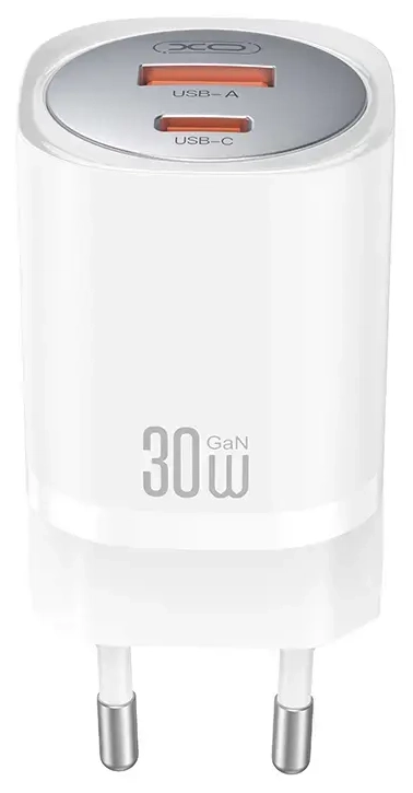 XO CE21 reisilaadija | 33W | PD | USB-C, USB-A | valge