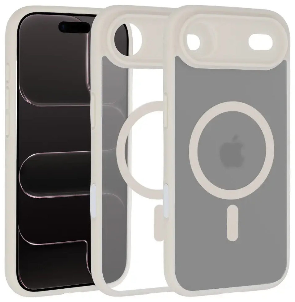 Liavec Soft telefono dėklas iPhone 17 Air baltas