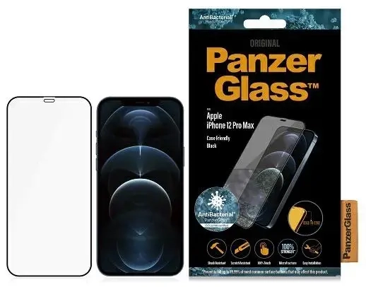 PanzerGlass Ultra-Wide Fit aizsargstikls telefonam iPhone 12 Pro Max 6,7"