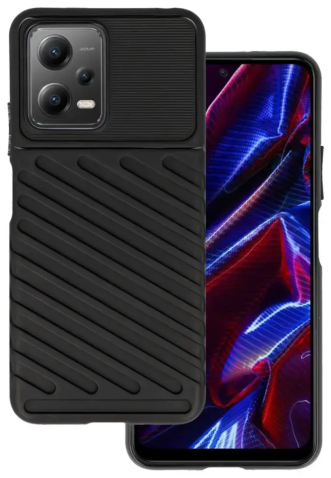 Thunder Case for Xiaomi Redmi Note 12 5G/Poco X5 Black