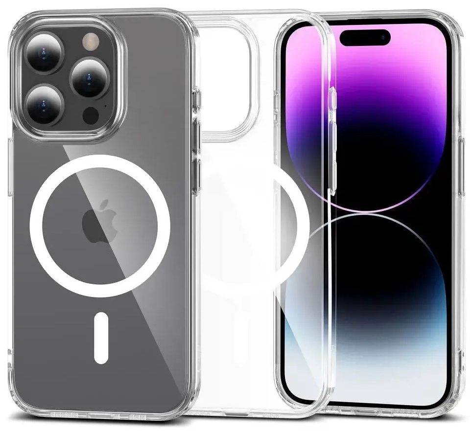 Tech-Protect FlexAir Hybrid MagSafe case for iPhone 15 Pro - transparent