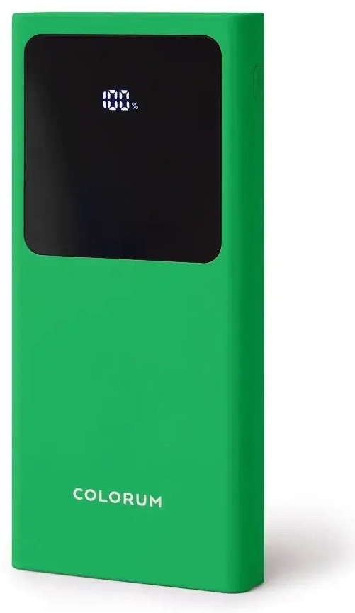 COLORUM CPB10-04 ārējais akumulators (powerbank) | 10000 mAh | zaļš