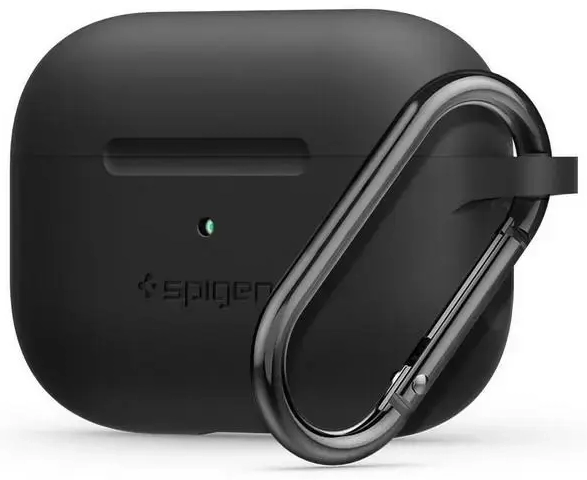 Spigen Silicone Fit AirPods Pro czarny |black ASD00533