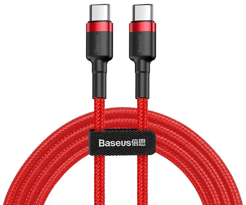 Baseus andmeedastus- ja laadimiskaabel | USB-C | 60W | 1m | punane