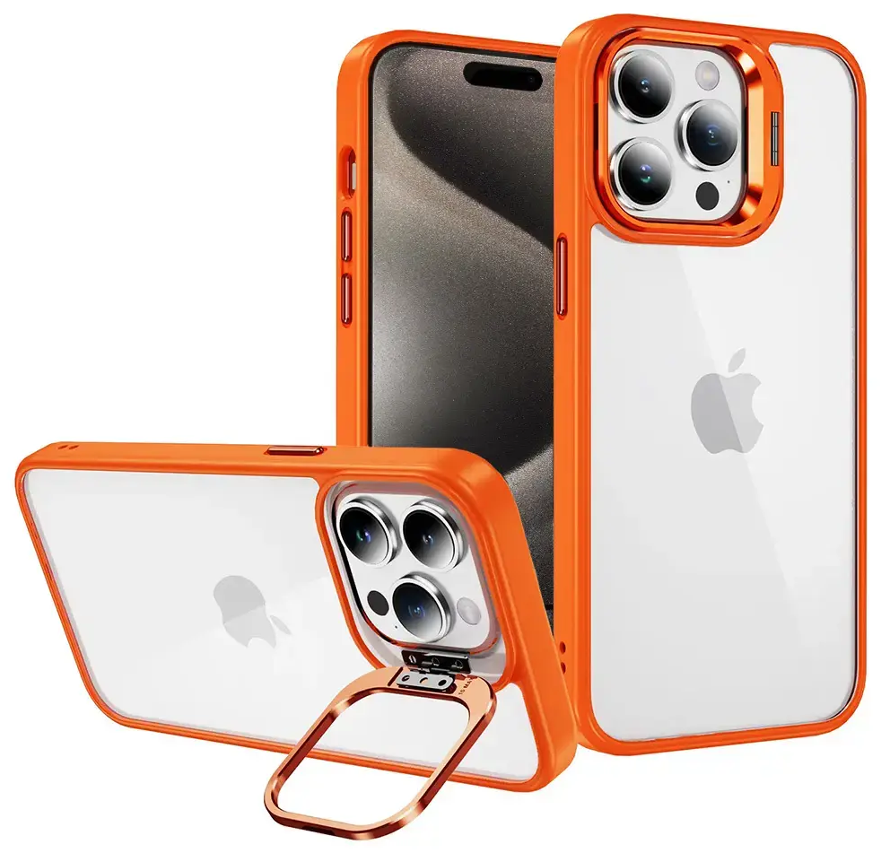 Tel Protect Kickstand telefoni ümbris alusega iPhone 11 Pro Max oranž