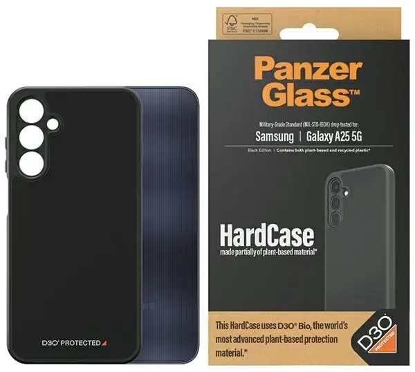 PanzerGlass HardCase Sam A25 5G D3O MagSafe 3xMilitary grade transparent 0468