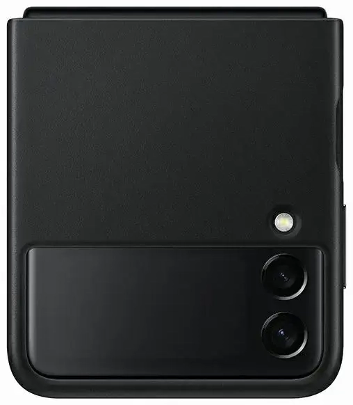 EF-VF711LBE Samsung Leather Cover for Galaxy Z Flip 3 Black