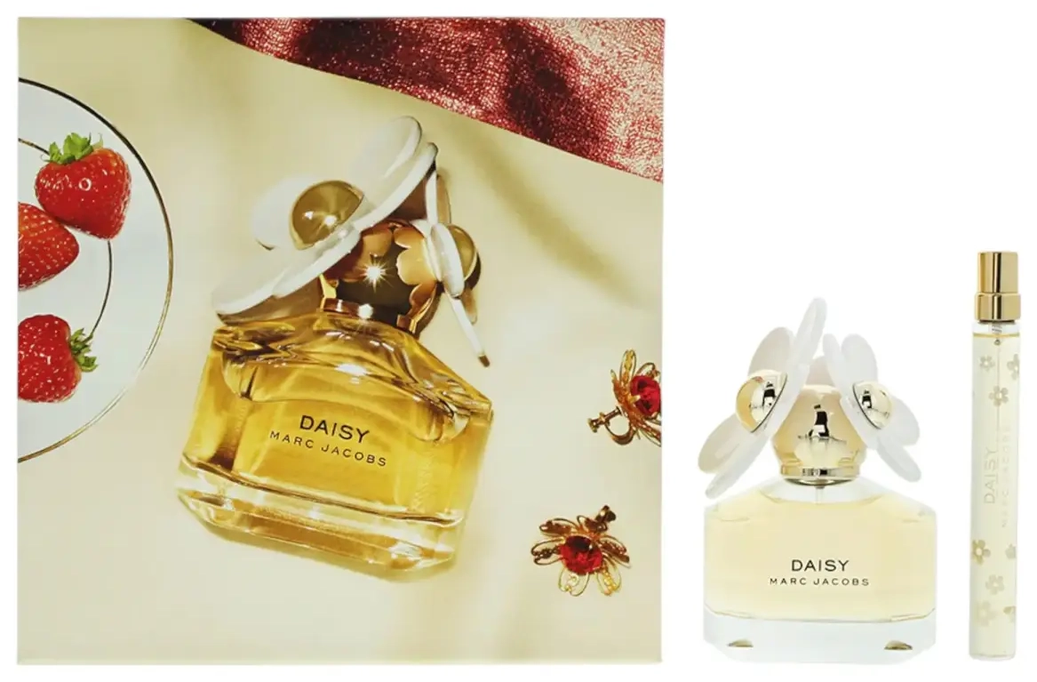 Set Marc Jacobs: Daisy, Eau De Toilette, For Women, 10 ml *Miniature + Daisy, Eau De Toilette, For Women, 50 ml