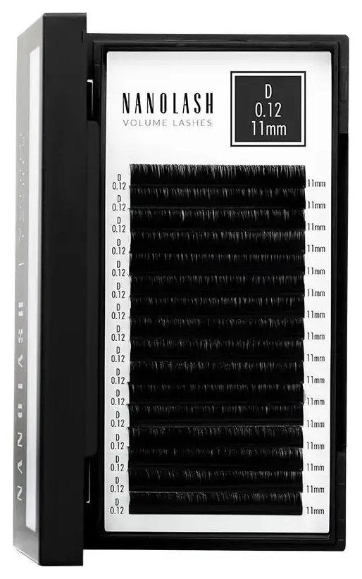 Nanolash - Volume Lashes Pestanas Postizas 012 D 11 Mm 1 U