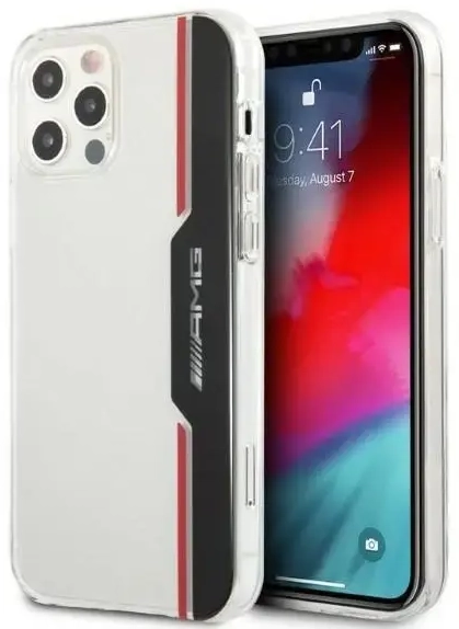 AMG AMHCP12MTVLBR iPhone 12|12 Pro 6,1" transparent hardcase Electroplate Vertical