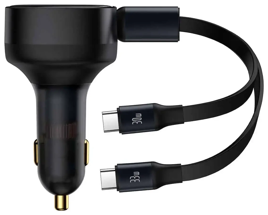 Baseus Enjoyment autolaadija | 33W | USB-C | must