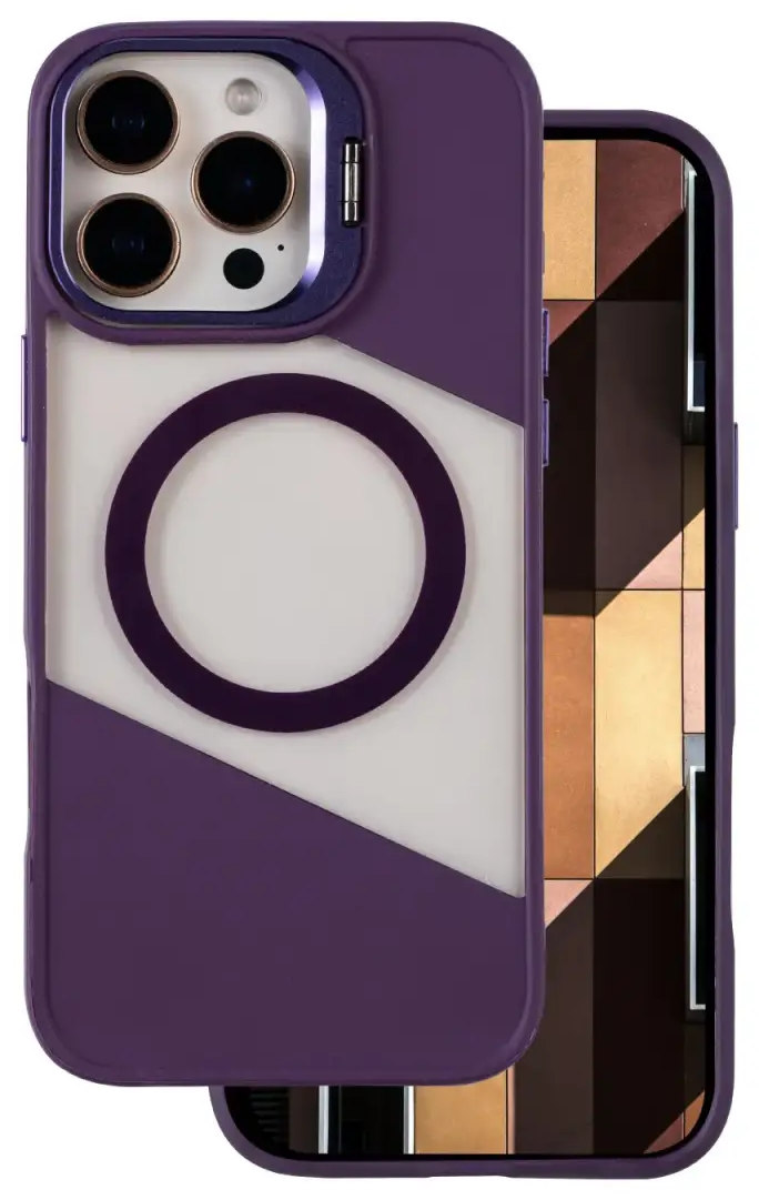 Fusion Mag maciņš ar MagSafe atbalstu telefonam iPhone 16 Pro Max violets