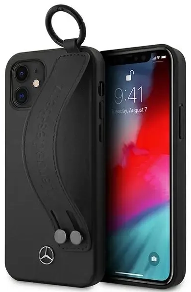 Mercedes MEHCP12SLSSBK iPhone 12 mini 5,4" czarny|black hardcase Strap Line