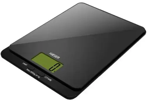 Haeger KS-0050.07A Dark Glass Digital kitchen scale