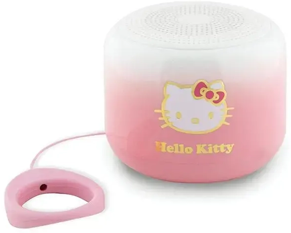 Hello Kitty głośnik Bluetooth 5.0 HKWSBT6GKEP różowy|pink Electroplate Gradient