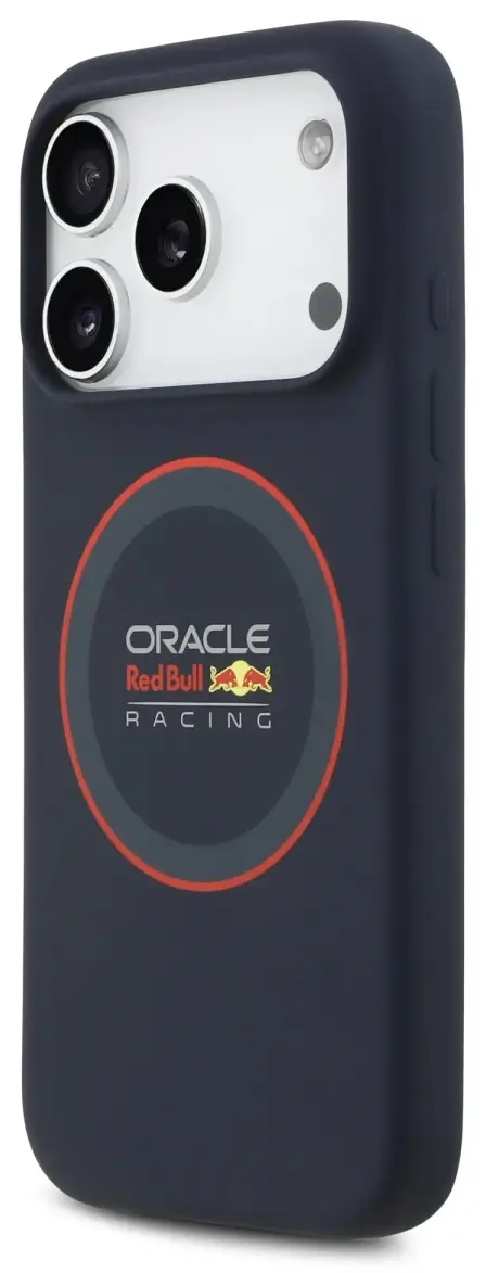 Red Bull Silicone Red Ring MagSafe Case for iPhone 17 Pro Navy