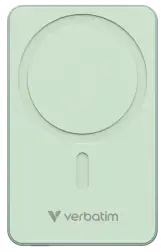 Verbatim Charge n Go ārējais akumulators (powerbank) | 10 000 mAh | Wireless, MagSafe | zaļš