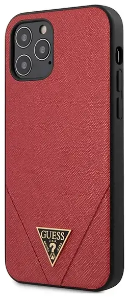 Guess GUHCP12LVSATMLRE iPhone 12 Pro Max 6,7"  czerwony|red hardcase Saffiano