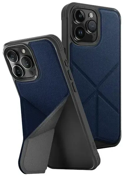 UNIQ etui Transforma iPhone 15 Pro Max 6.7" Magclick Charging niebieski|electric blue