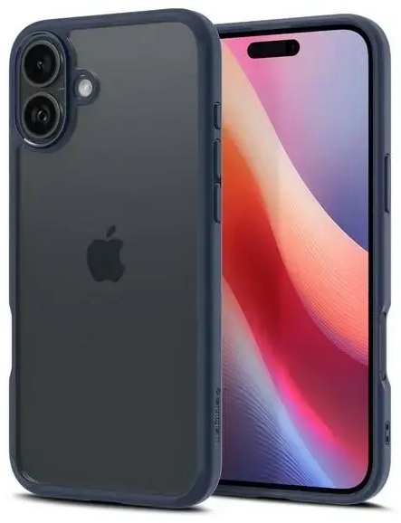 Spigen Ultra Hybrid iPhone 16 tamsiai mėlynas ACS08202