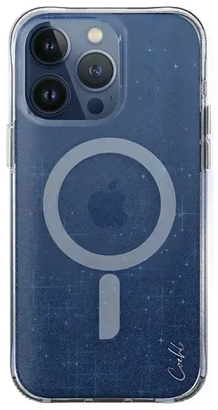 UNIQ etui Coehl Lumino iPhone 15 Pro Max 6.7" Magnetic Charging niebieski|prussian blue