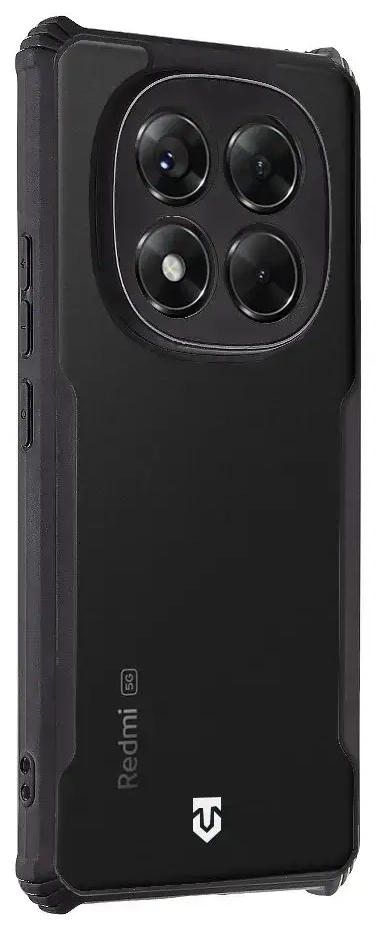 Tactical Quantum Stealth Cover for Xiaomi Redmi Note 14 Pro 5G Clear|Black