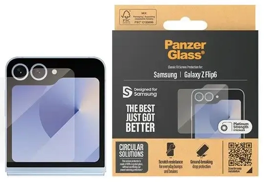PanzerGlass Classic Fit Sam Z Flip6 F741 Screen Protection 7368