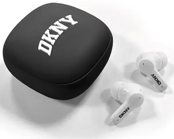 DKNY słuchawki  Bluetooth DKTWS3DNYAK     czarne|black TWS BT 3D Rubber Matte Finish