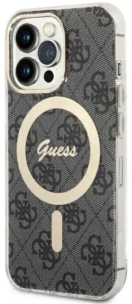 Guess GUHMP13LH4STK iPhone 13 Pro | 13 6.1" czarny|black hardcase 4G MagSafe