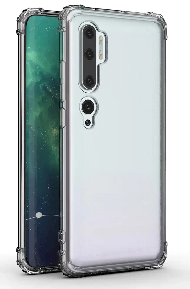 Fusion anti shock 0.5 mm silicone case for Xiaomi Mi Note 10 transparent