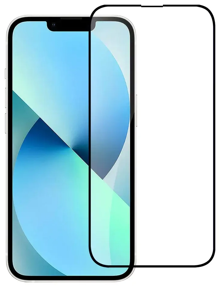 Fusion Double aizsargstikls telefonam iPhone 14 melns