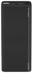 Savio BA-05 ārējais akumulators (powerbank) | 20000 mAh | melns