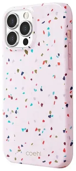 UNIQ etui Coehl Terrazzo iPhone 13 Pro Max 6,7" różowy|blush pink