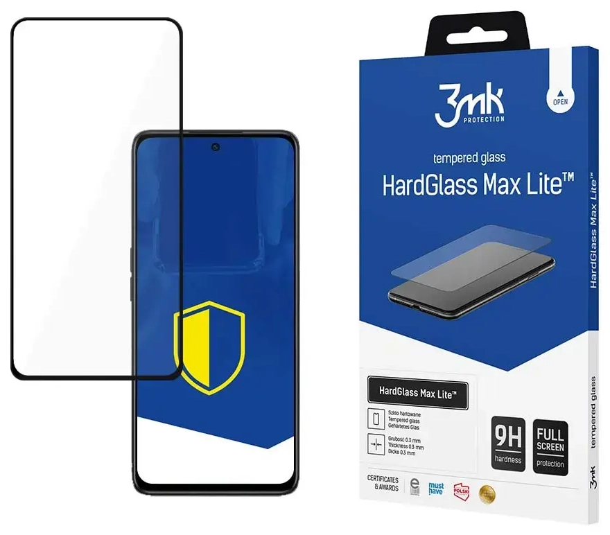 Oppo A58 4G - 3mk HardGlass Max Lite™ apsauginis stiklas