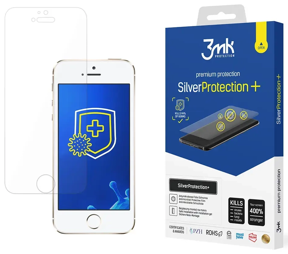 Защитная плёнка 3mk SilverProtection+ для iPhone 5 | iPhone 5S | iPhone SE (2016)