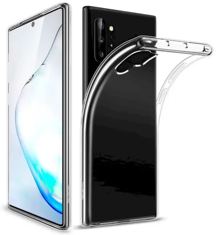 Fusion Ultra Back Case 1 mm izturīgs silikona aizsargapvalks Samsung N975 Galaxy Note 10+ Plus caurspīdīgs
