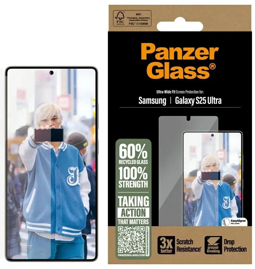 PanzerGlass Ultra-Wide защитное стекло для телефона Samsung Galaxy S25 Ultra